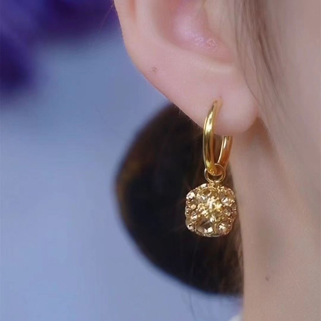 Phụ Nữ Thanh Lịch Nhẹ Bông Tai Sang Trọng Thời Trang Tiệc Khóa Tai Quà Tặng Sinh Nhật Khóa Tai Không Gây Dị Ứng