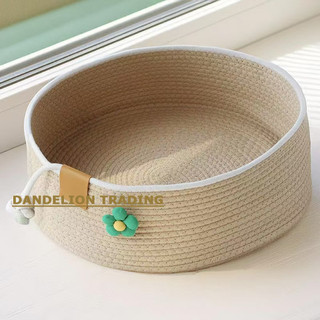 [DANDELION] Ổ mèo mùa hè, dùng bốn mùa, gia đình nhiều mèo, vải lanh cotton, cỡ đại