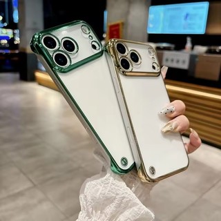 [JLK] Ốp Điện Thoại Trong Suốt Không Khung Mạ Cho iPhone 17Air 17 Pro Max Làm Mát Mỏng Trong Suốt Bìa Cứng