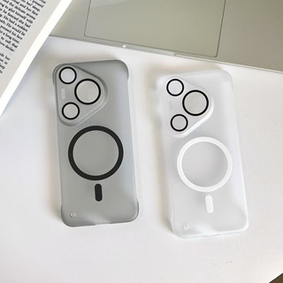 [JLK] Ốp điện thoại từ tính không khung siêu mỏng mờ cho Huawei Pura 80 Ultra P70 P80 Pro + Pura70 Ốp lưng sạc không dây