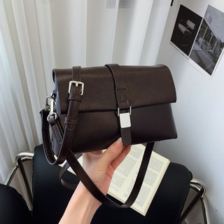Túi đeo vai thời trang cao cấp Phong cách mới Đơn giản Retro Kelly Túi vuông nhỏ Túi Messenger