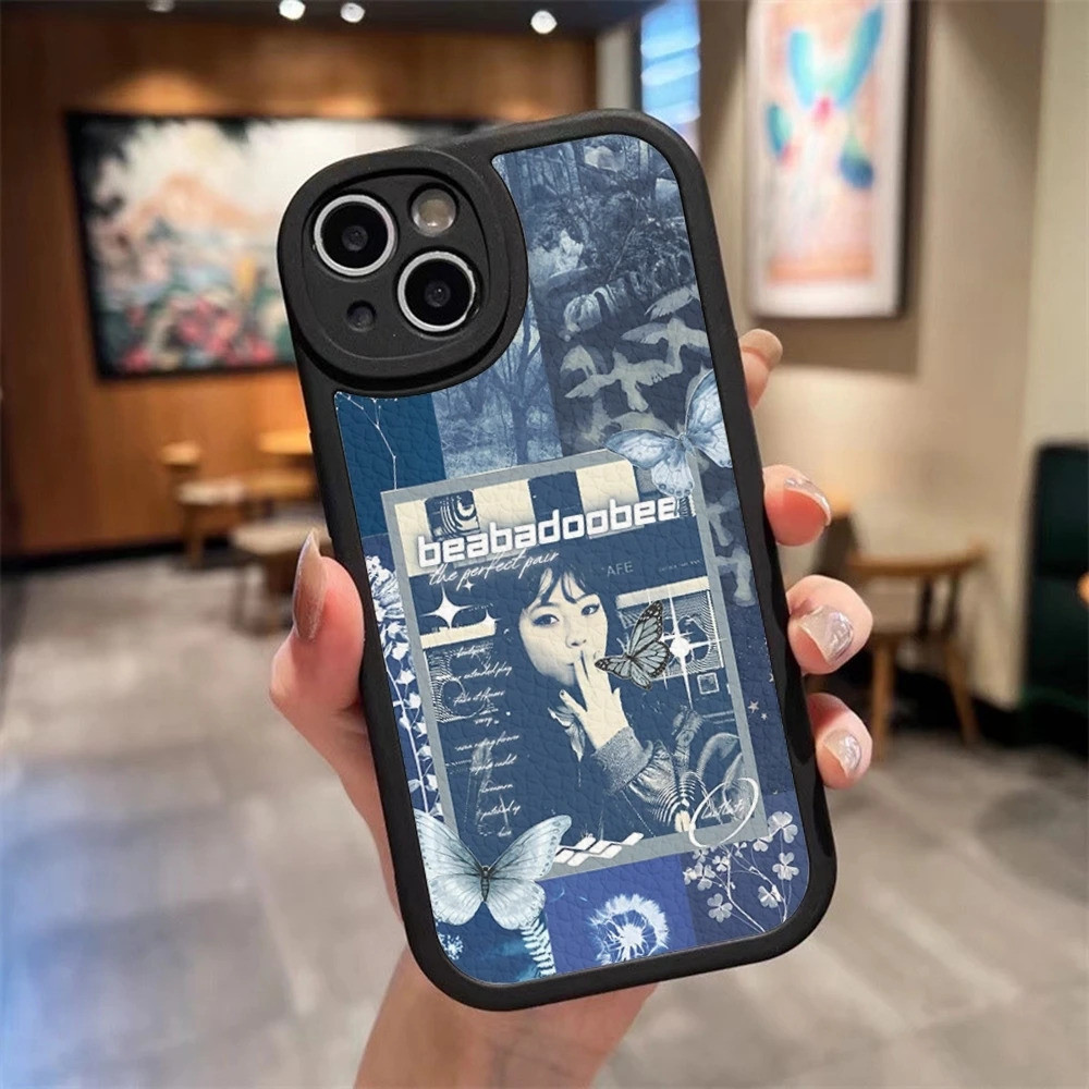 DY-1 Singer Beabadoobee Ốp Lưng Điện Thoại Iphone 16 17,15 14 Pro Max 13 12 11 Mini Xs Puls Da Cừu Silicon Bao