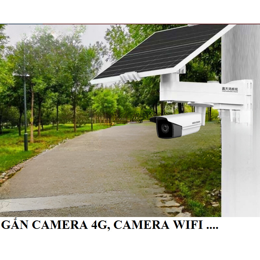 P.in Năng Lượng Mặt Trời cao cấp 40W30Ah Cho Camera, Quạt, Chiếu sáng, Viễn Thông lưu trữ được 2-3 ngày liên tục