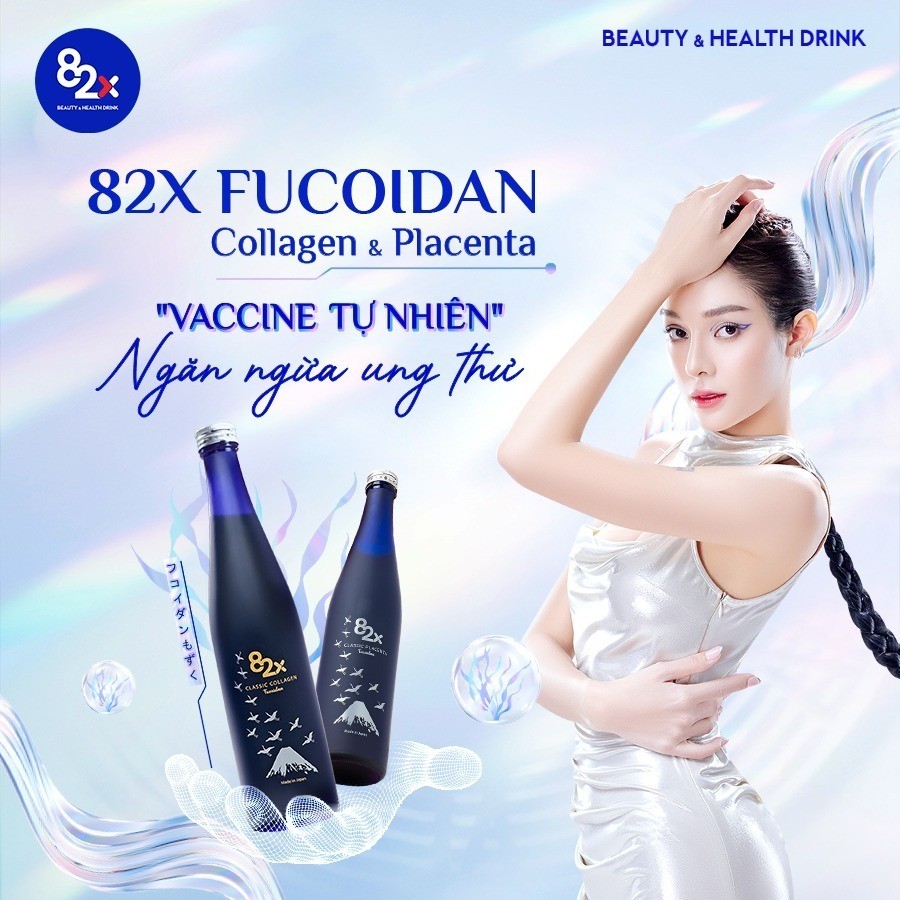 Ảnh Nước Uống Collagen 82X FUCOIDAN Cao Cấp Chai 500ml - Tăng Độ Đàn Hồi Cho Da Căng Mịn, Gọn Dáng [DATE T7/2025] 1