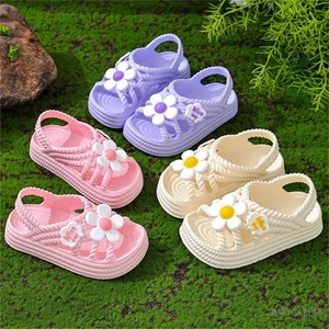 Xăng đan EVA Mùa Hè Bé Gái BAGA-Kids Giày Hoa Đế Mềm Chống Trơn Trượt Cho Tiệc Đi Học Ngoài Trời