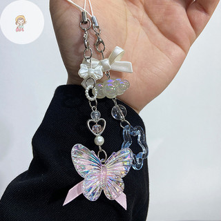 TWE 1 Hạt Dễ Thương Handmade Cô Gái Ngọt Ngào Móc Khóa Cho IP 11 Camera Y2K Tình Yêu Ngôi Sao Năm Cánh Điện Thoại Ch Mặt Dây Chuyền VN