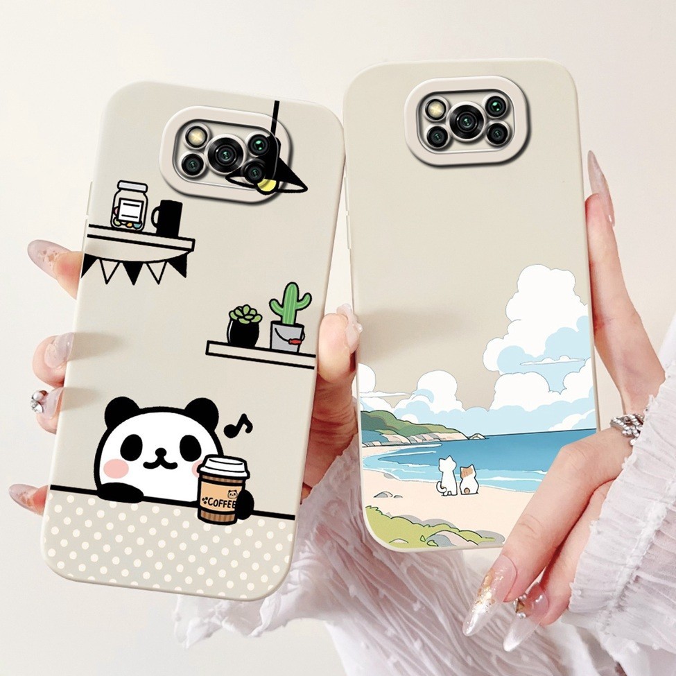Ốp lưng Xiaomi Poco X3 X3NFC X3Pro Chống Sốc Thẩm Mỹ Mèo Dễ Thương Bé Trai Đen Ốp lưng Xiaomi Poco X3 Pro
