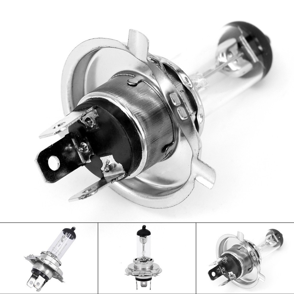 [Cosyh] 1x H4 100W 4300K Xe Xenon Gas Halogen Đèn Pha Bóng Đèn Màu Vàng