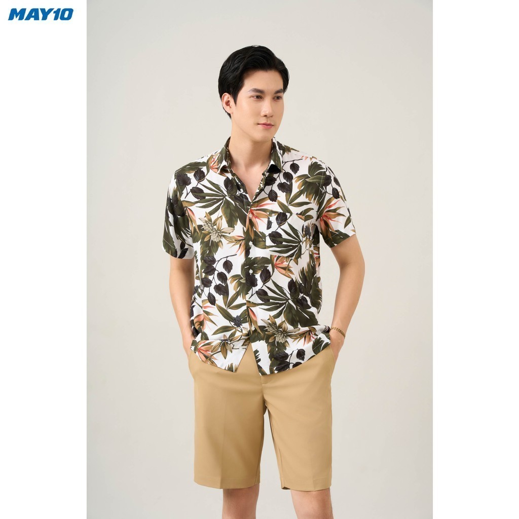 Mô tả Áo sơ mi nam cộc tay May 10 form RegularFit 010124002 - 3
