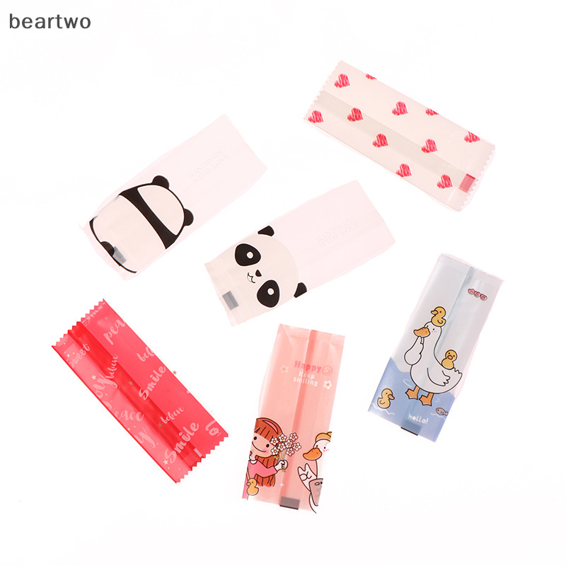 < Beartwo > 200 Chiếc Túi Nhựa Đường Nougat Kẹo Đậu Phộng Bọc Handmade Kẹo Bọc Bánh Trang Trí Bao Bì Túi Đẹp