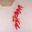 CATIYAHA 1 Dây Treo Nhân Tạo, Treo Ngô Giả Mô Phỏng Rau Xốp, Đạo Cụ Chụp Ảnh Nhiều Màu Sắc Trang Trí Nhà Bếp Trang Trí Ớt Thực Phẩm Giả