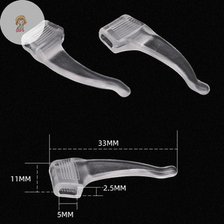 Twe 1 Cặp Kính Chống Trơn Trượt Móc Tai Đầu Kính Mắt Cầm Đền Silicon Chống Trượt Giá Đỡ Kính Khung Chân Tay Phụ Kiện VN