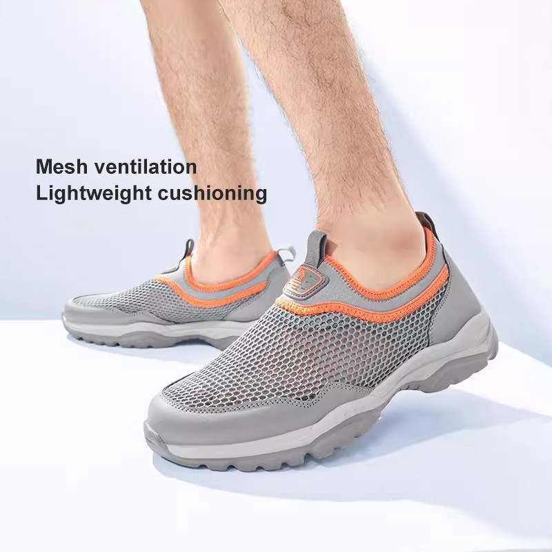 Ảnh Giày Nam CAMEL CROWN Lưới Rỗng Thể Thao Ngoài Trời Giày Lưới Thoáng Khí Giày Chạy Bộ 2