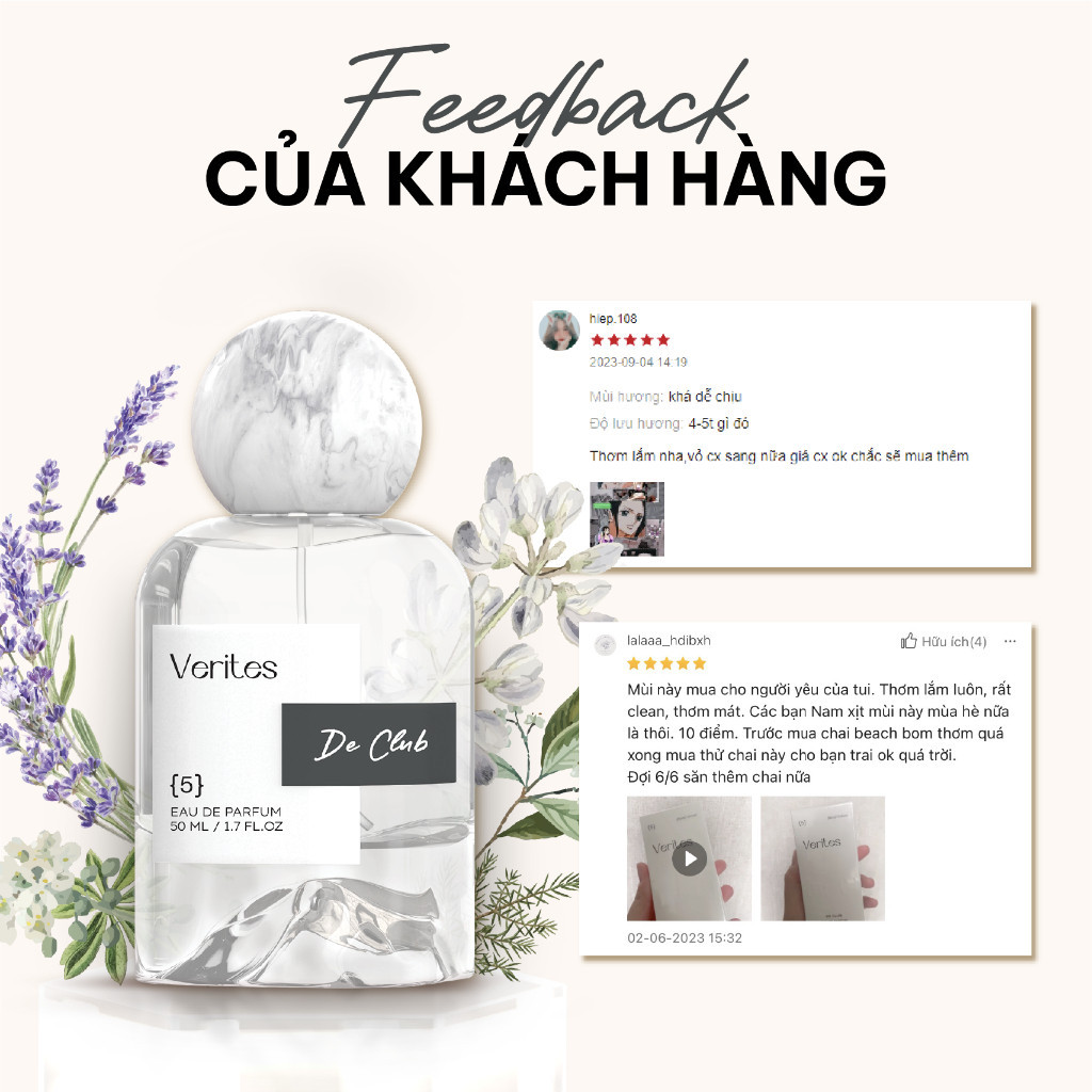 Ảnh Nước Hoa Nam Verites De Club Cuốn hút, Lịch Lãm, Sang Trọng 50ml 2