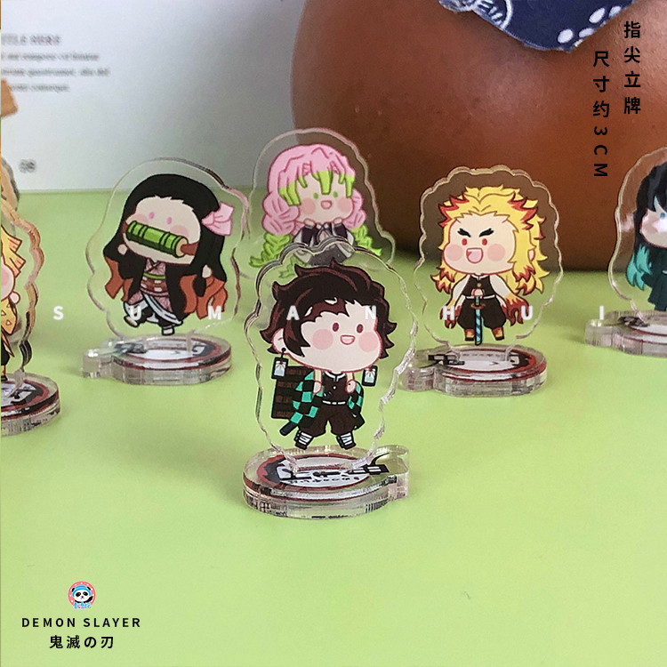 Kẻ giết quỷ: Thiết bị ngoại vi quạt Kimetsu no Yaiba Thương hiệu đứng Muichiro Máy tính bảng mini Tanjiro Zenitsu Inosu