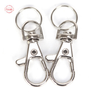 Parade 10PC Bạc Xoay Kích Hoạt Kẹp Chụp Tôm Hùm Khóa Móc Túi Móc Chìa Khóa Móc Khóa Móc Khóa Móc Khóa DIY Quà Tặng10PC Bạc Xoay Kích Hoạt Kẹp Chụp Tôm Hùm Khóa Móc Túi K