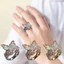 Nhẫn Bướm AWNGD, Phụ Kiện Trang Sức Thủ Công Nhẫn Vintage, Quà Tặng Không Phai Màu Trang Trí Ngón Tay