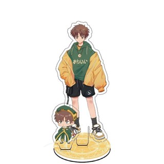 Hoạt Hình Cardcaptor Sakura Cardcaptor Sakura Doujin Ngoại Vi Acrylic Đứng Syaoran Tomoyo Tsuki Để Bàn Trang Trí