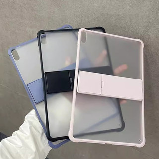 Ốp Lưng Mờ Mờ Cho Samsung Galaxy Tab S10 + S10 Plus 12.4inch 2024 S9 FE Plus S8Plus S7 FE S8 11 A9 8.7 Vỏ Cứng PC Trong Suốt Có Giá Đỡ
