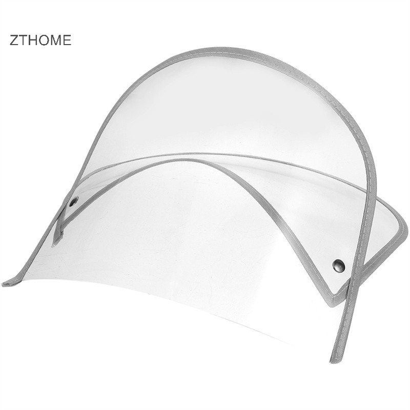 Zthome Mũ Bảo Vệ Có Thể Thay Thế Mũ Vành Trong Suốt Áo Mưa Áo Bảo Vệ Mặt Poncho Trong Suốt Chống Mưa HOT