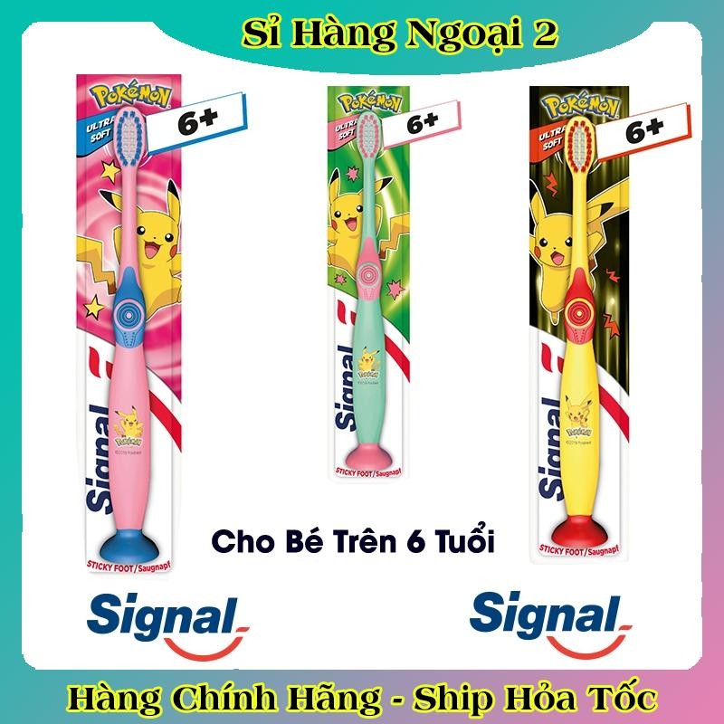 Kem đánh răng và bàn chải Signal Đức cho bé từ 0-6 tuổi và 6+ nuốt được - Đủ Bill