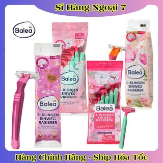 [CÓ CHE TÊN] Dao cạo Balea 2 và 3 lưỡi kép dùng cạo lông body & Bikini đầu xoay linh hoạt của Đức- Mẫu mới Đủ Bill