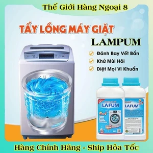 Dung Dịch và Bột Vệ Sinh Tẩy Lồng Máy Giặt LAFUM Làm Sạch Cặn Bẩn Lồng Giặt 300g và 500ml
