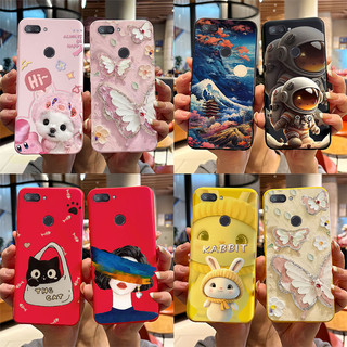 Dành Cho Xiaomi Mi 8 Lite Ốp Lưng Silicon Mềm Thiết Kế Mới 2024 Thời Trang Sơn Bướm Bảo Vệ TPU Slim Cover Cho Xiaomi Mi 8LITE Vỏ