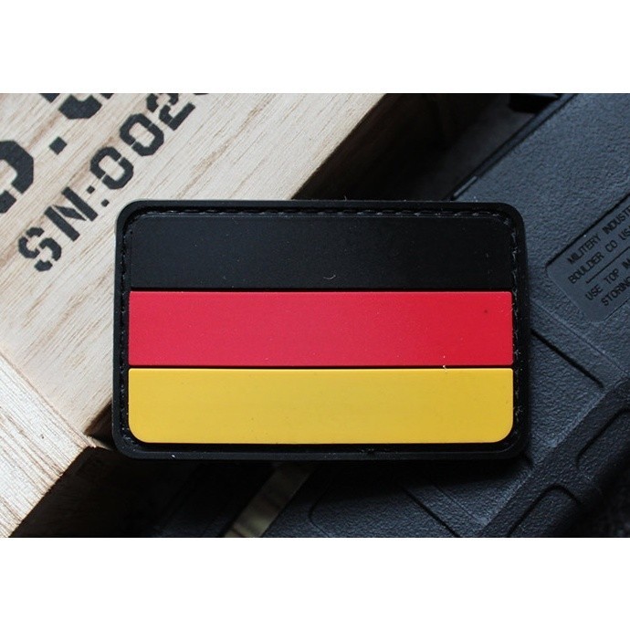 Patch_miếng dán velcro PVC cờ các nước_retro