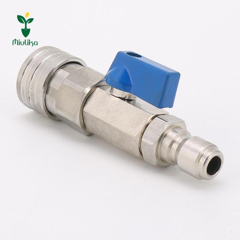 Bộ van bi máy giặt áp suất cao Nhanh 8 hoặc 1 / 4 inch để rửa xe Van nông nghiệp Vệ sinh sàn