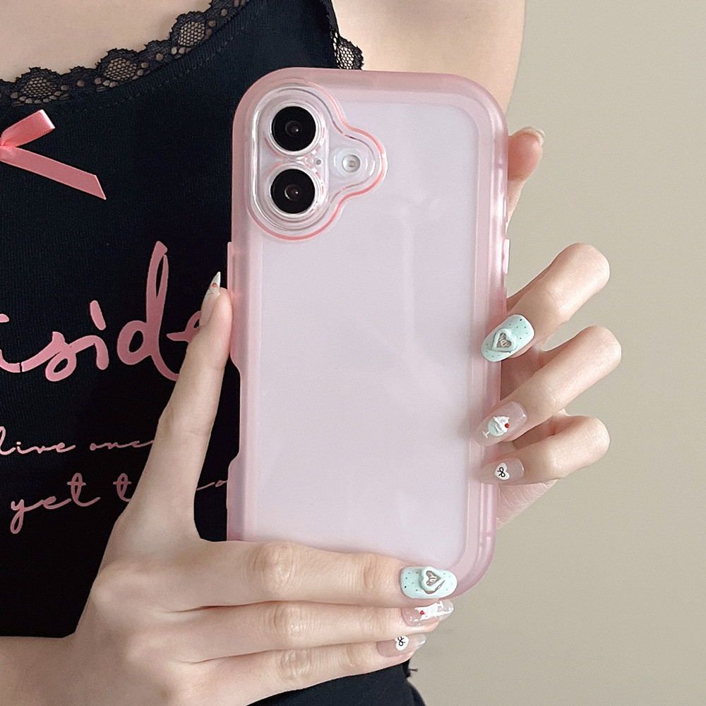 Candy Series Frosting Ốp Điện Thoại Cho iPhone 17 Pro Max 16 15 14 13 12 11 Pro Max Bảo Vệ Toàn Diện Chống Sốc Bảo Vệ Vỏ Mềm