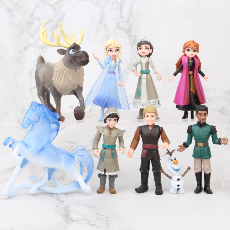 PS1 3-12 Chiếc Frozen Nhân Vật Hành Động Anna Elsa Kristoff Olaf Hoàng Tử Hans Sven Mẫu Búp Bê Đồ Chơi Cho Trẻ Em Vật Trang Trí Quà Tặng SP1