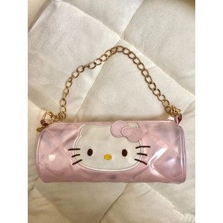 Thời Trung Cổ hello kitty Màu Hồng Trống Túi Thiết Kế Niche Túi Dễ Thương Giai Điệu Một Vai Thời Trang 9.13 RLHB