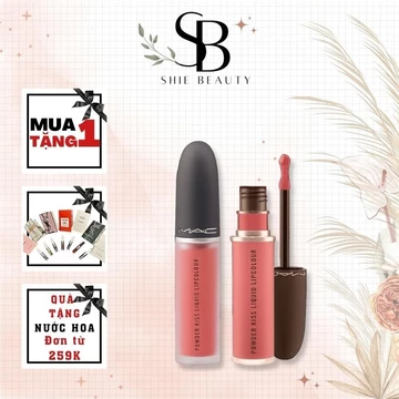 Son Mac Powder Kiss Liquid Lipcolour, Son Kem Mac chính hãng 991 Devoted to chili SHIE BEAUTY
