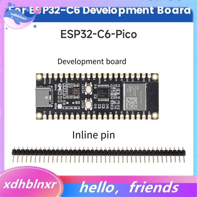 [Xdhblnxr] Bảng phát triển ESP32-C6-Pico WiFi 6 Bộ vi điều khiển ESP32 ...