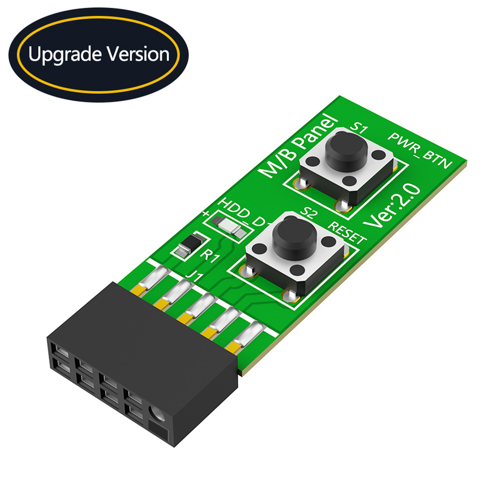 Jmt 2 * 5 Pin Reset / Bật nguồn / Tắt Thẻ chuyển đổi bảng chuyển đổi để kiểm tra BẬT / TẮT thường xuyên không có khung gầm cho máy tính để bàn / PC