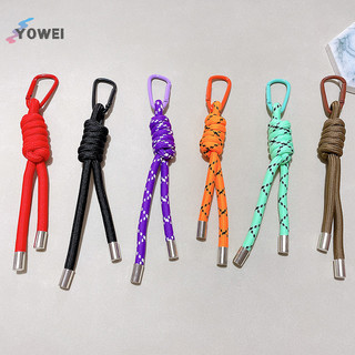 Yowei Nylon Handmade Dây Móc Khóa Y2K Túi Thời Trang Mặt Dây Chuyền Trang Sức DIY Nhiều Màu Sắc Mặt Dây Chuyền Quà Tặng VN