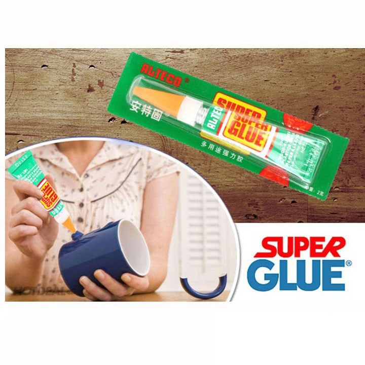 Keo dán đa năng Super Glue Alteco - Keo Dán siêu chắc - Tuýp 3gr