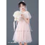 Đầm váy công chúa cho bé gái không tay sang trọng, xinh xắn kèm phụ kiện bờm voan váy nhiều lớp QCCC 2410 ( ảnh thật )