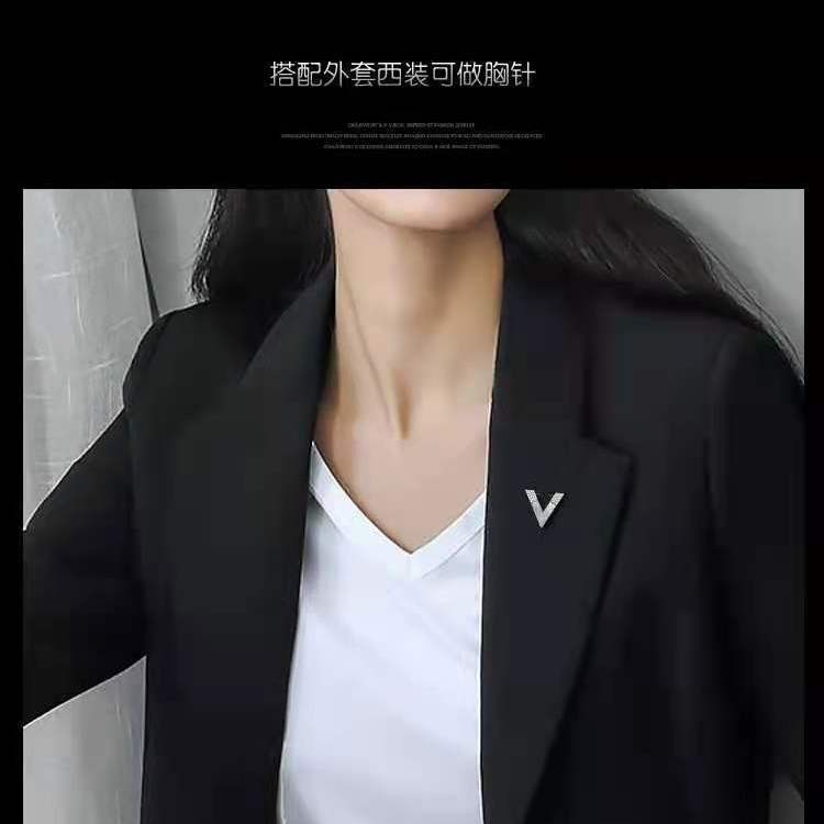 Chữ Trâm Nữ Corsage Chống chói Cổ Trang Trí Pin Nhỏ