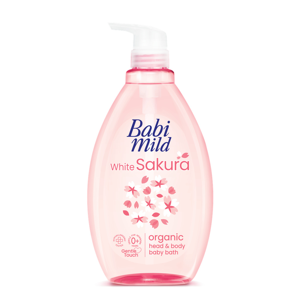 Combo 3 Sữa tắm gội toàn thân cho bé Babi Mild chai 800ml