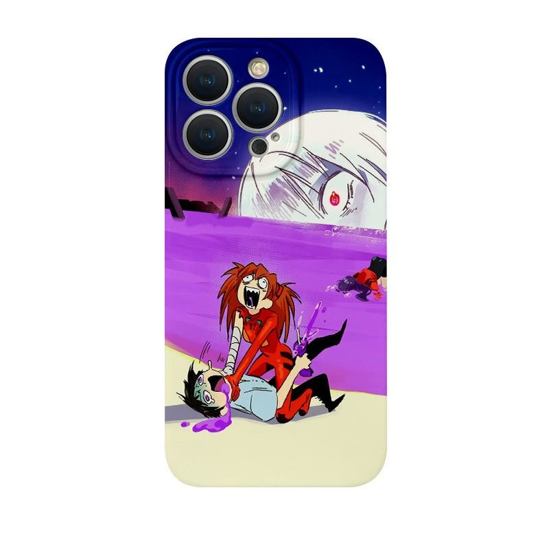 Ốp điện thoại Asuka QYJS giả mạo dùng cho IPhone 7 8 plus 11 12 PRO 13 14 15 16 ProMax 14 15 16PLUS XR XR XSMAX SE phim Vỏ Cứng Chống rơi Anime Vỏ bảo vệ IUYT