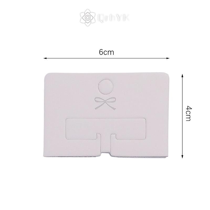 Qrhyk 50 Cái Đơn Giản Kẹp Tóc Bao Bì Thẻ Giấy Thời Trang Phụ Kiện Tóc Hiển Thị Thẻ Kẹp Tóc Tông Kẹp Tóc Thẻ Chủ Mới