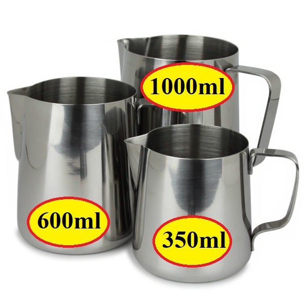 Ca đánh sữa inox có vạch chia định lượng - Ca inox có nắp cao cấp ...
