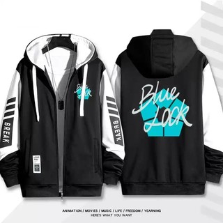 Ps2 BLUE LOCK Isagi Yoichi Bachira Meguru Nagi Seishiro áo khoác dây kéo Áo khoác Hoodie cardigan áo len Cosplay SP2