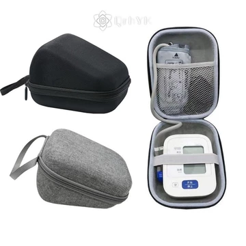 Qrhyk EVA Cứng Dành Cho Cánh Tay Trên Huyết Áp Theo Dõi Di Động Du Lịch Mang Theo Bảo Vệ Túi Cứng Bảo Quản Hộp Đựng Mới