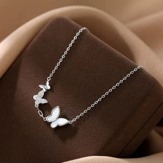 Vòng tay bướm bạc S925 Trang sức thời trang đơn giản Quà tặng sinh viên nữ