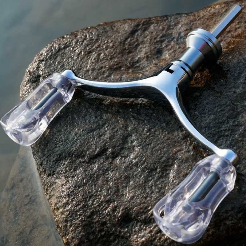 ELEGA Tay Cầm Máy Câu Đôi Hợp Kim Nhôm, Nâng Cao Độ Chính Xác Cho angling