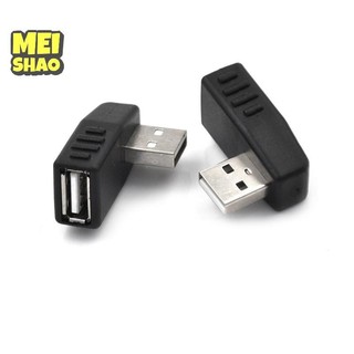MeiShao USB 2.0 Bộ chuyển đổi góc nam sang nữ Đầu nối mở rộng hình chữ L