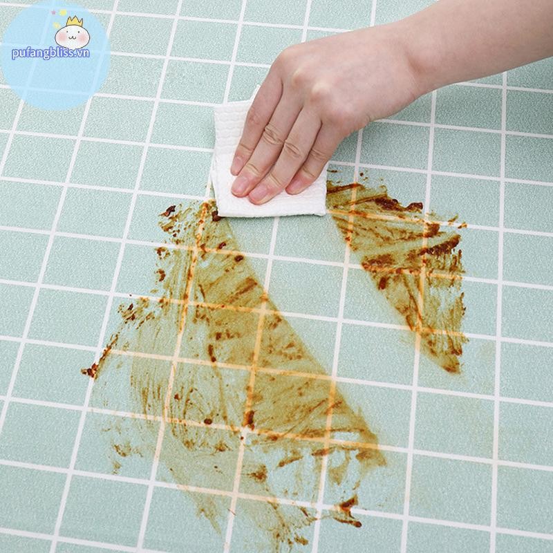 Pufangbliss Khăn Trải Bàn Chống Thấm Nước Khăn Trải Bàn Khăn Lau Sạch Tiệc Khăn Trải Bàn Có VN